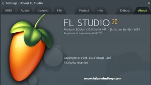 fl studio 20 serial number code